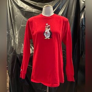 Russell Athletic Red Long Sleeve youth t-shirt YSU penguins